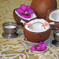 Drinking coconut