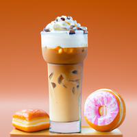 Dunkin donuts large cold foam ice coffee