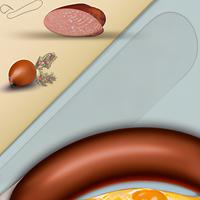 Egg and sausage