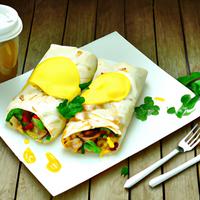 Egg breakfast burrito