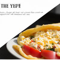 Egg omlette cheese tomato