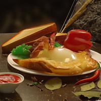Egg on toast