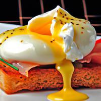 Eggs benedict on toast