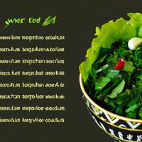 Field of greens salad