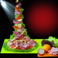 Firehouse hook and ladder salad with ham