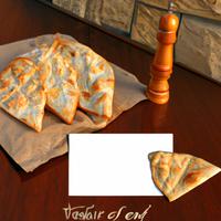 Flatbread pieces