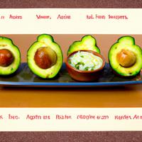 Four small avocados