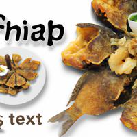 Fried crappie fish