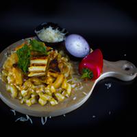Fried macaroni and cheese