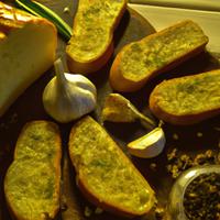Frozen garlic bread