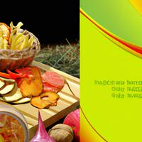 Garden veggie straw chips