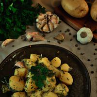 Garlic parsley potatoes