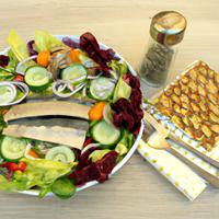 Gerookte makreel salade