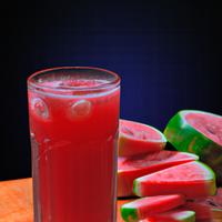 Glass of watermelon juice