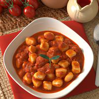 Gnocchi in tomato sauce