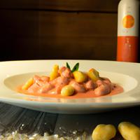 Gnocchi pink sauce