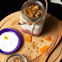 Granola and yoghurt