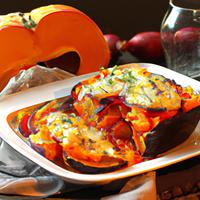 Gratin sweet potatoes