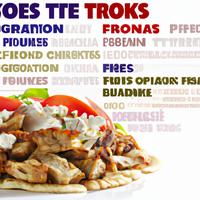 Greek chicken gyros