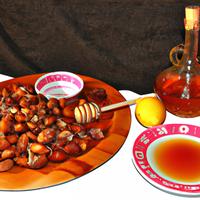 Greek grilled nuts with honey