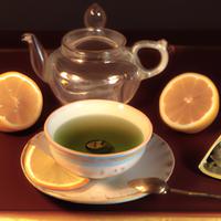 Green tea with lemon