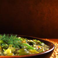 Green vegetable stew