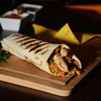 Grilled chicken burrito
