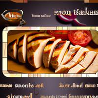 Grilles turkey meat