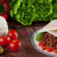 Ground beef wrap