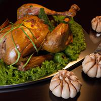 Half a rotiserie chicken