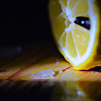 Half lemon squezzed