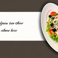 Half plate salad
