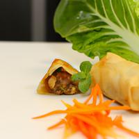 Half spring roll