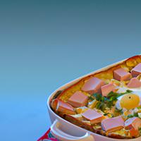 Ham and egg casserole