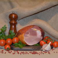 Ham and tomato roast
