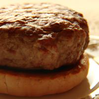 Hamburger meat patty