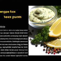 Herb lemon mayo