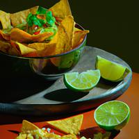 Hint of lime tortilla chips