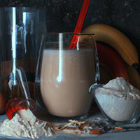 Homemade protein shake