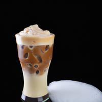 Iced coffee cold foam
