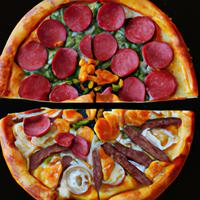 Jacks pepperoni and sausage pizza