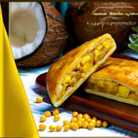 Jamaican patty with cheese