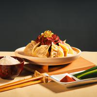 Kimchi dumplings