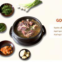 Korean pork ribs soup