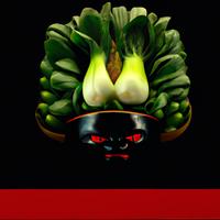 Large head of baby bok choy