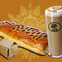 Large latte greggs