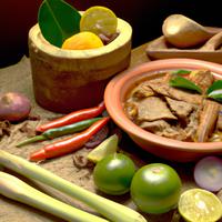 Lemongrass beef curry
