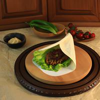 Lettucne wrap beyond meat burger