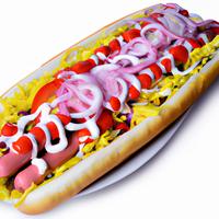 Loaded hot dog