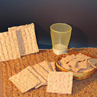 Low fat triscuit